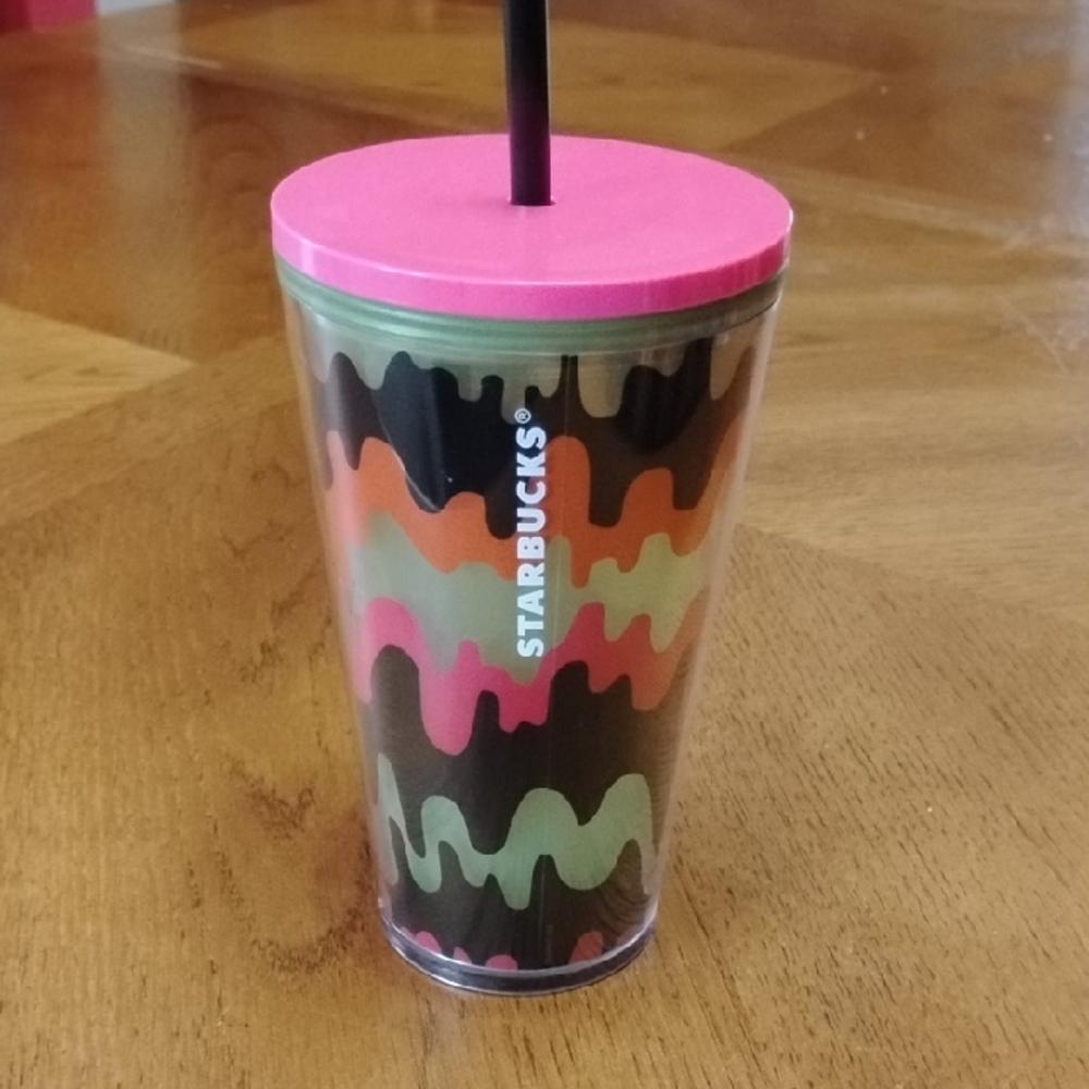 16oz Starbucks Fall 2023 Halloween Swirl Tumbler